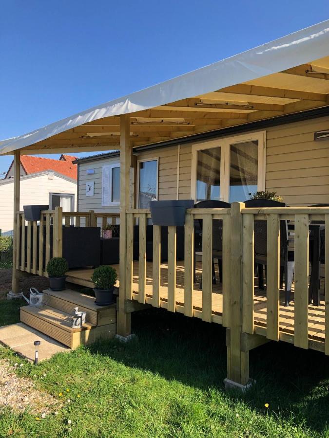 Mobil Home Neuf 6/8 Pers Biville-sur-Mer Kültér fotó